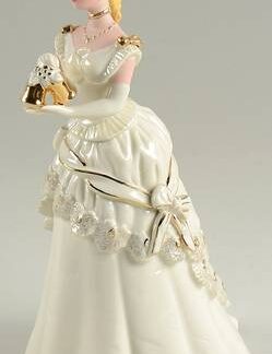 Lenox Classic Ivory Christmas Figurines Ringing In Christmas - No Box