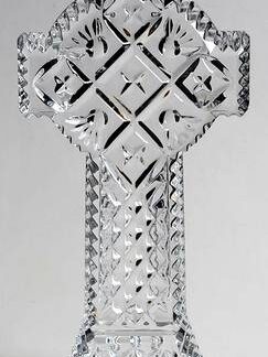 Waterford Crystal Waterford Crystal Figurine Celtic Cross-Waterford Mark - Boxed